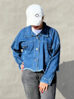 کت جین رزومی آبی