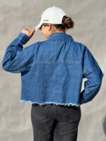 کت جین آبی کوتاه