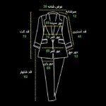سایز 1 کت و شلوار وگا