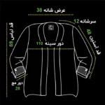 سایز مانتو مهدیس