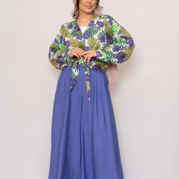 دامن شلواری ویدا(کمرکش)