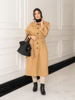 ترنچ کت بلند حنا