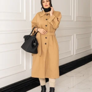 ترنچ کت بلند حنا