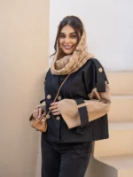 ترنچ کت کوتاه مهرآسا