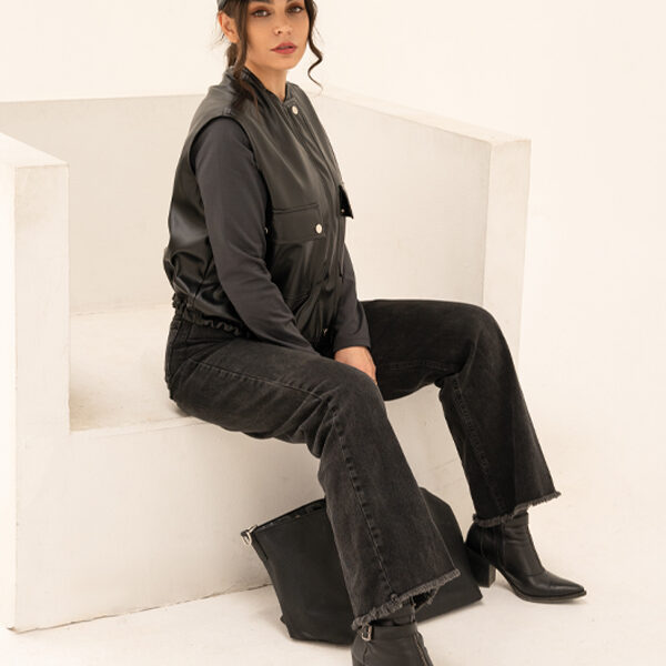 وست چرم کوتاه لادن