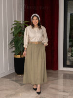 دامن سلیا سبز