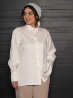 شومیزاطلسی سفید