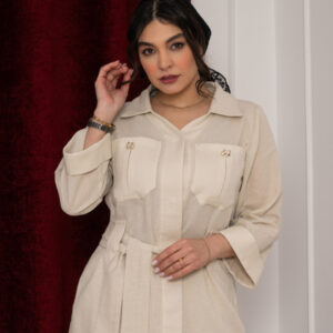 شومیزوشلوارنرگس کرم